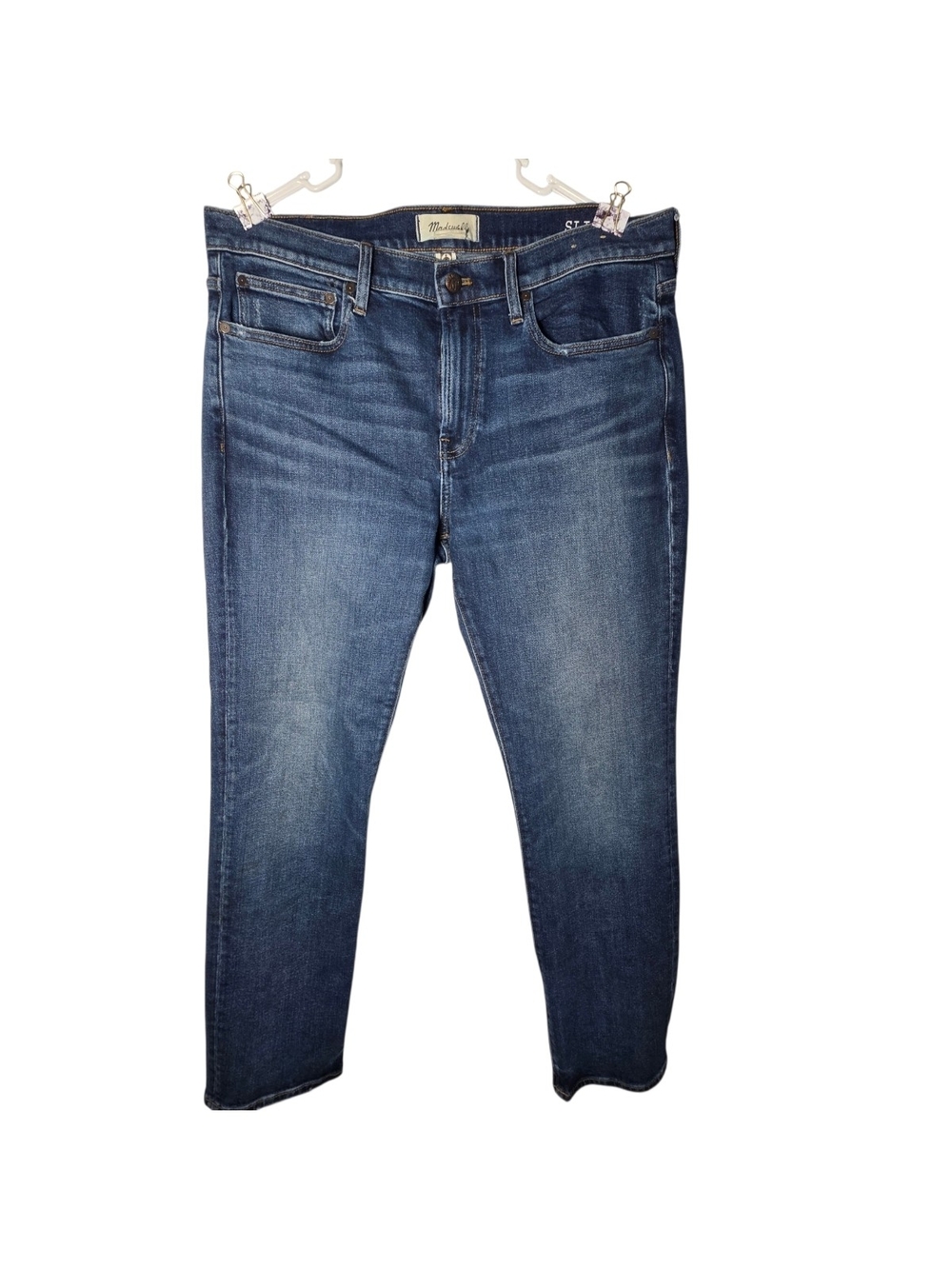 Madewell Men's Medium Wash Slim Straight Jeans W36 L32